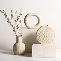 nordic ceramic vase for flowers home decor plant pots interior living room office desk decoration accessories aesthetic