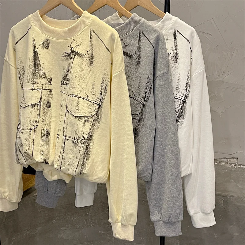 

Женский модный пуловер с круглым вырезом, в стиле ретро, зима 2021