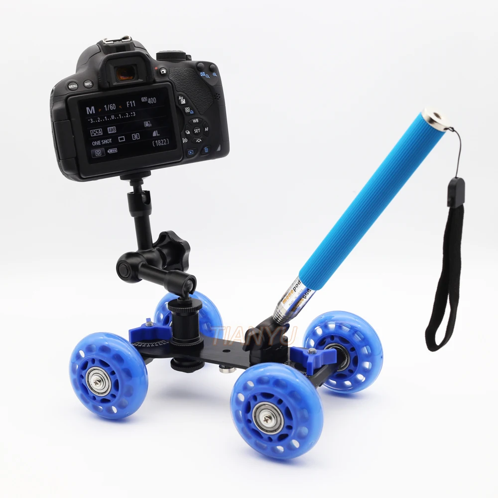 DSLR Rig Настольная Фотография Долли + 7 дюймов Magic arm ручной рычаг монопод камера