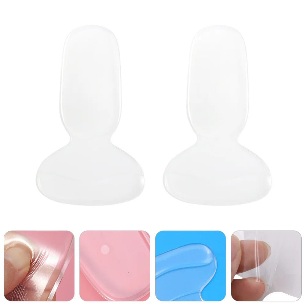 

1 Set 4 Pairs 2-in-1 Heel Cushions Thick Self-adhesive Heel Inserts Protectors