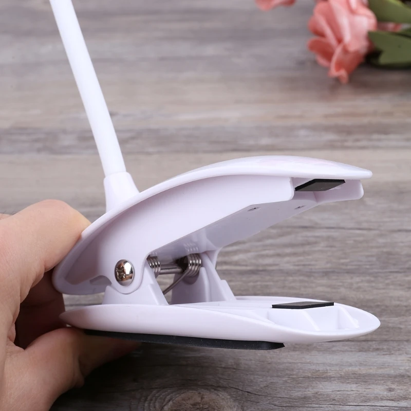 Гибкая лампа для чтения с сенсорным датчиком 18 светодиодный USB настольная