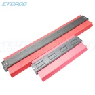 Шаблонная шкала для измерения кривизны, линейка 20 дюймов 10 дюймов 6 дюймов 5 дюймов, контурный Измеритель для ламината, ковра, деревянной плитки, профиля