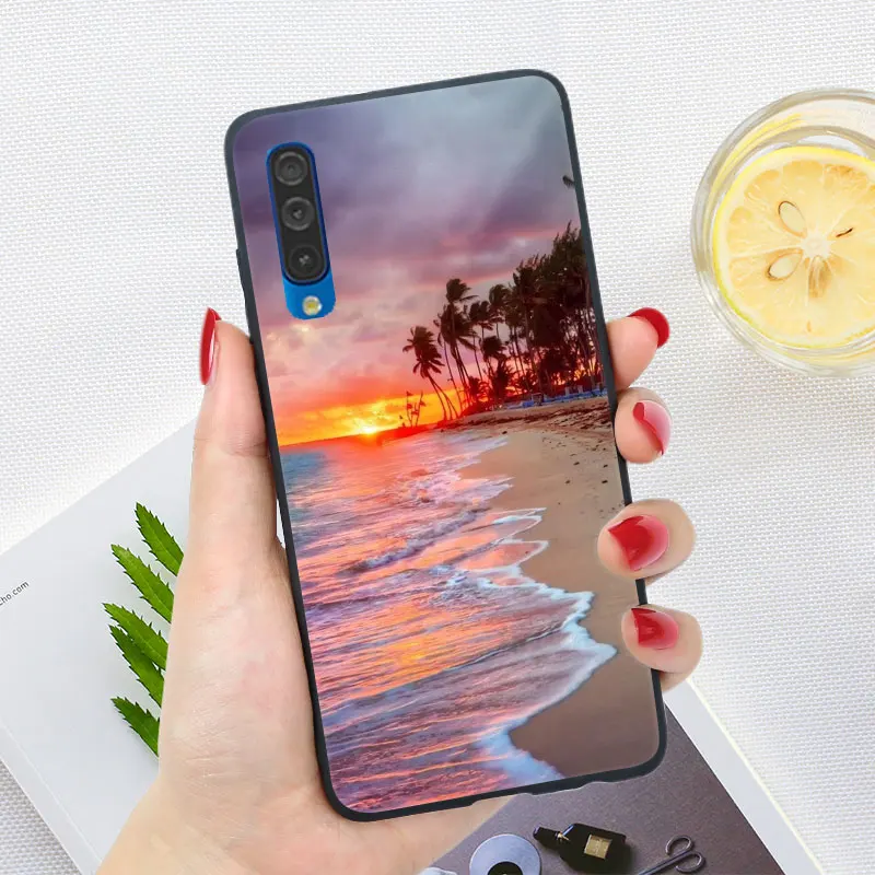 OO29 Чехол для samsung A50 A10 A20 A20e A30 A40 A70 чехол силиконовый мягкий чехол Яркий глянцевый чехол - Цвет: OO29