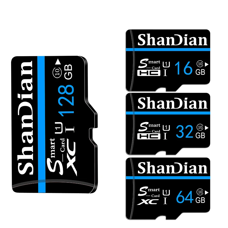 SHANDIAN карта памяти 128 ГБ 64 32 16 8 4 Гб Micro sd для планшета|Карты памяти| |