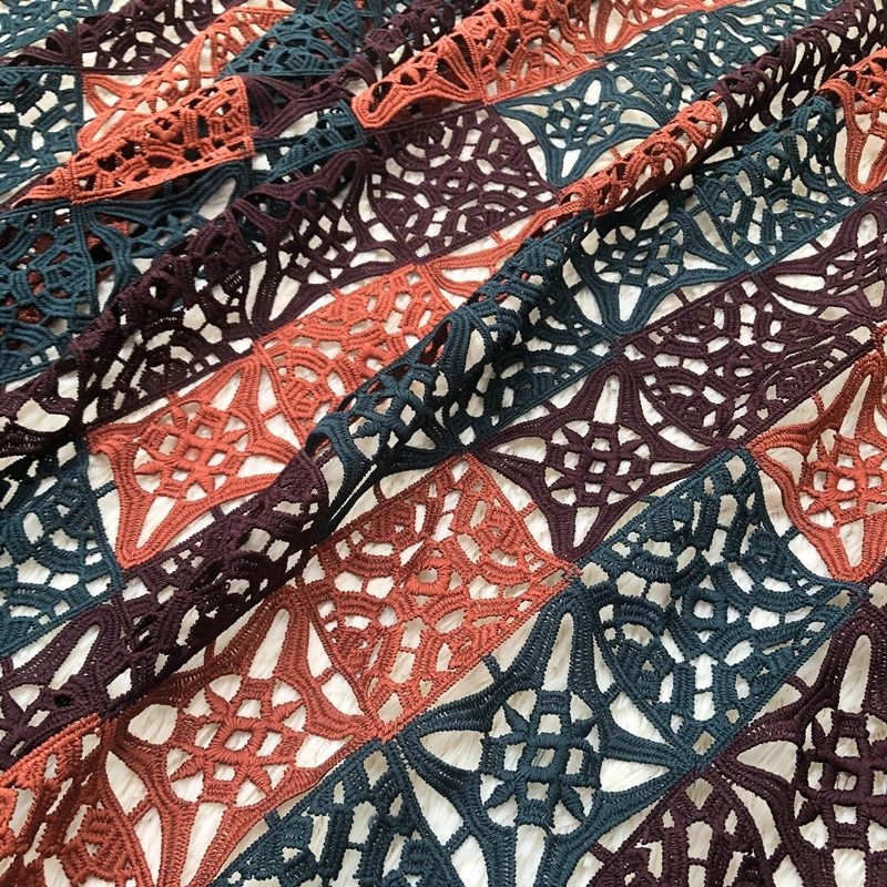 Африканская Европа Нигерия мягкая Водорастворимая кружевная ткань 2022 Новый