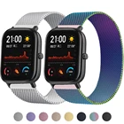 Магнитный ремешок для смарт-часов Xiaomi Huami Amazfit GTS 2EGTS 2 Mini, металлический браслет для смарт-часов Amazfit Bip S U Lite Correa