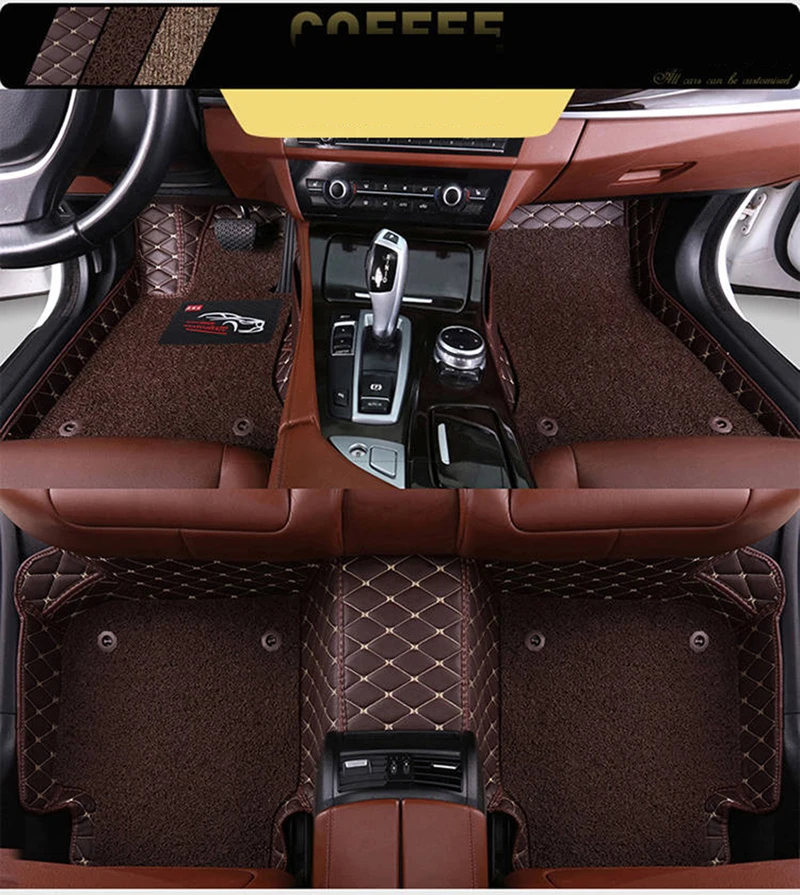 Автомобильные коврики для Range Rover Sport 2013 2012 2011 2010 кожаные Коврики интерьера