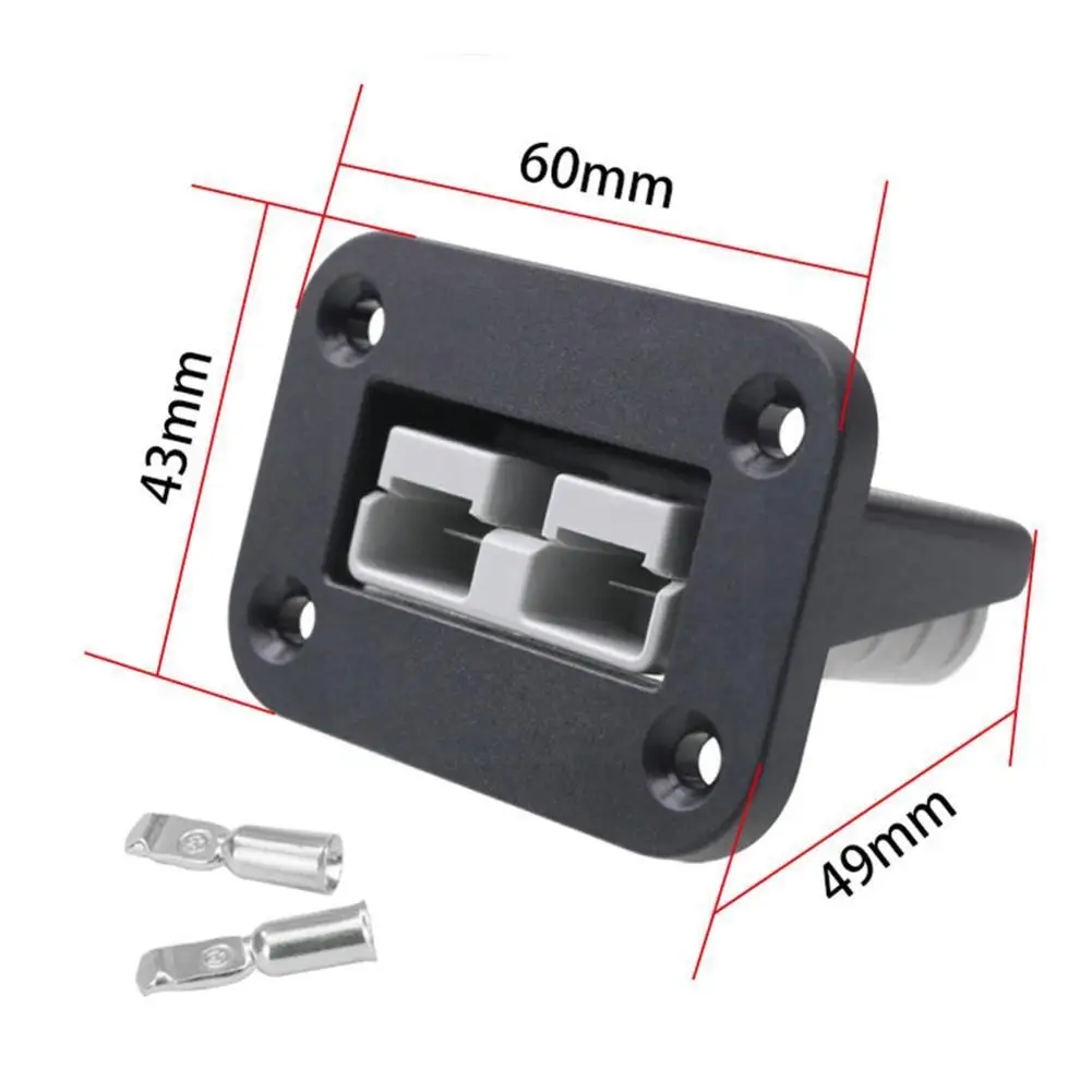 Car Charger 50A 600W Flush Mount Anderson Plug Mounting Bracket Panel Cover For Trucks And Off-road Vehicle C9C5 | Автомобили и