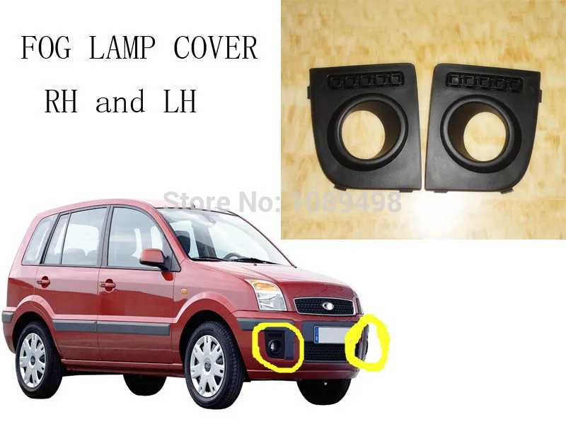 2 шт./пара RH и LH передняя противотуманная фара крышка ободок чехол для Ford Fusion 2003