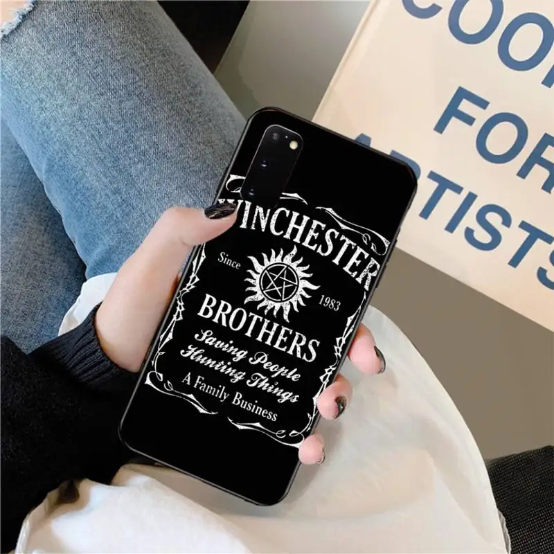 Сверхнатуральный чехол для телефона SPN tv Dean и Sam Samsung S20 plus Ultra S6 S7 edge S8 S9 S10 5G lite 2020 |