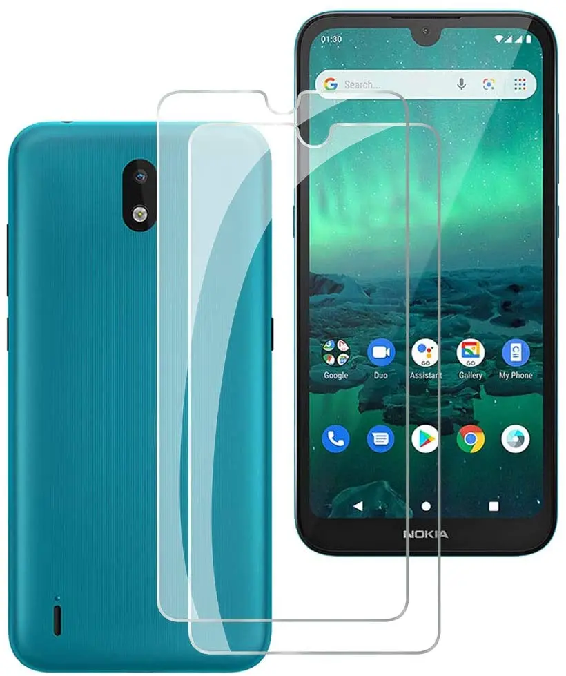 

2Pcs Tempered Glass For Nokia 1.3 Screen Protector For Nokia 1.3 Protective Glass Film