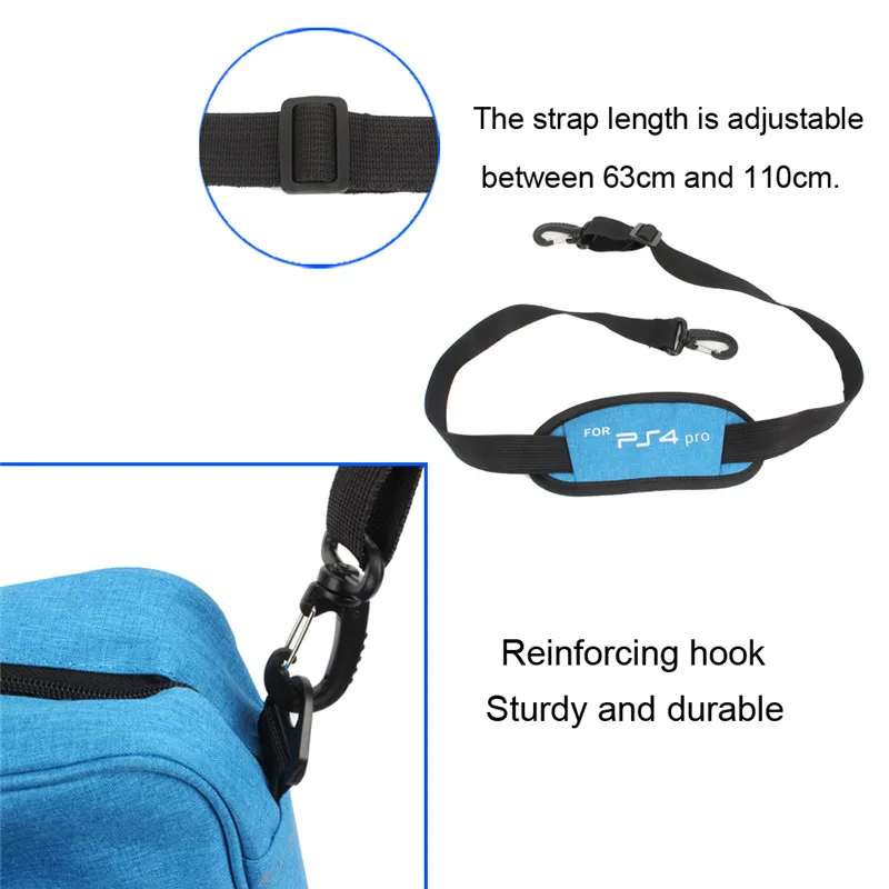 Сумка Slim Game System для PS4 / Pro защитный холщовый чехол на плечо консоли PlayStation 4