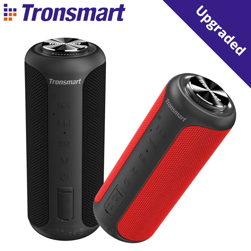 

Портативный динамик Tronsmart T6 Plus, Bluetooth 5,0, IPX6 колонка с NFC, TF-картой, USB флеш-накопитель