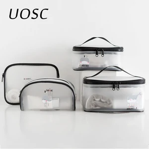 Косметичка женская, прозрачная, водонепроницаемая, на молнии, для путешествий