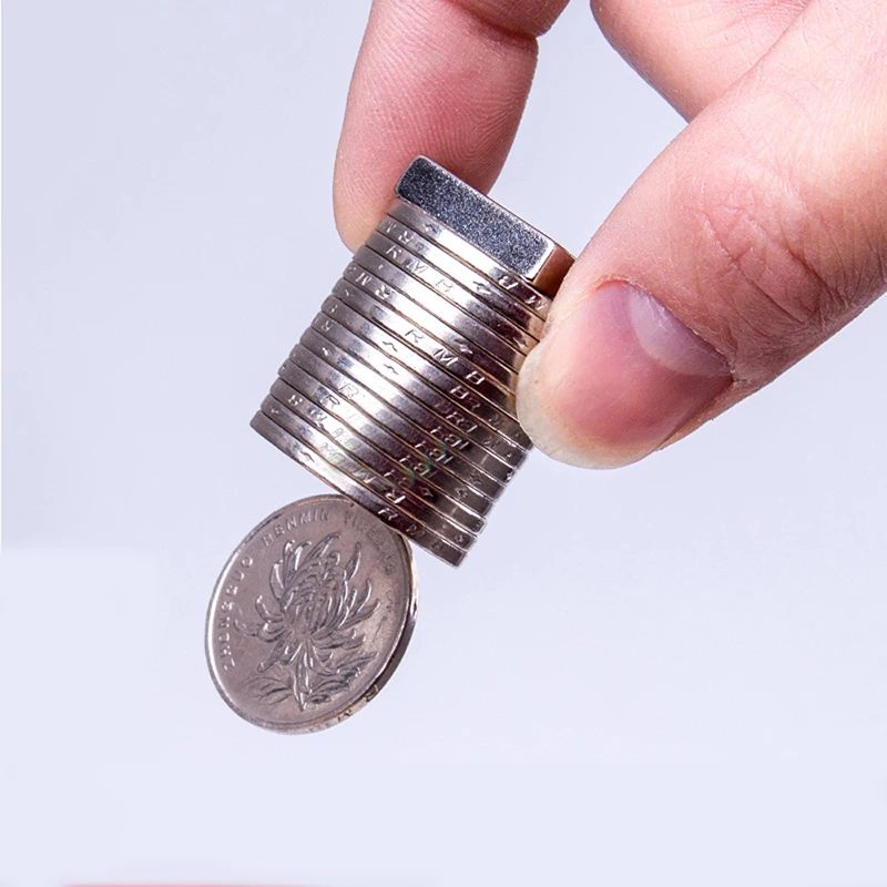 Мощные квадратные/прямоугольные магниты с одним отверстием 20x10x3 мм ~ 50x30x10