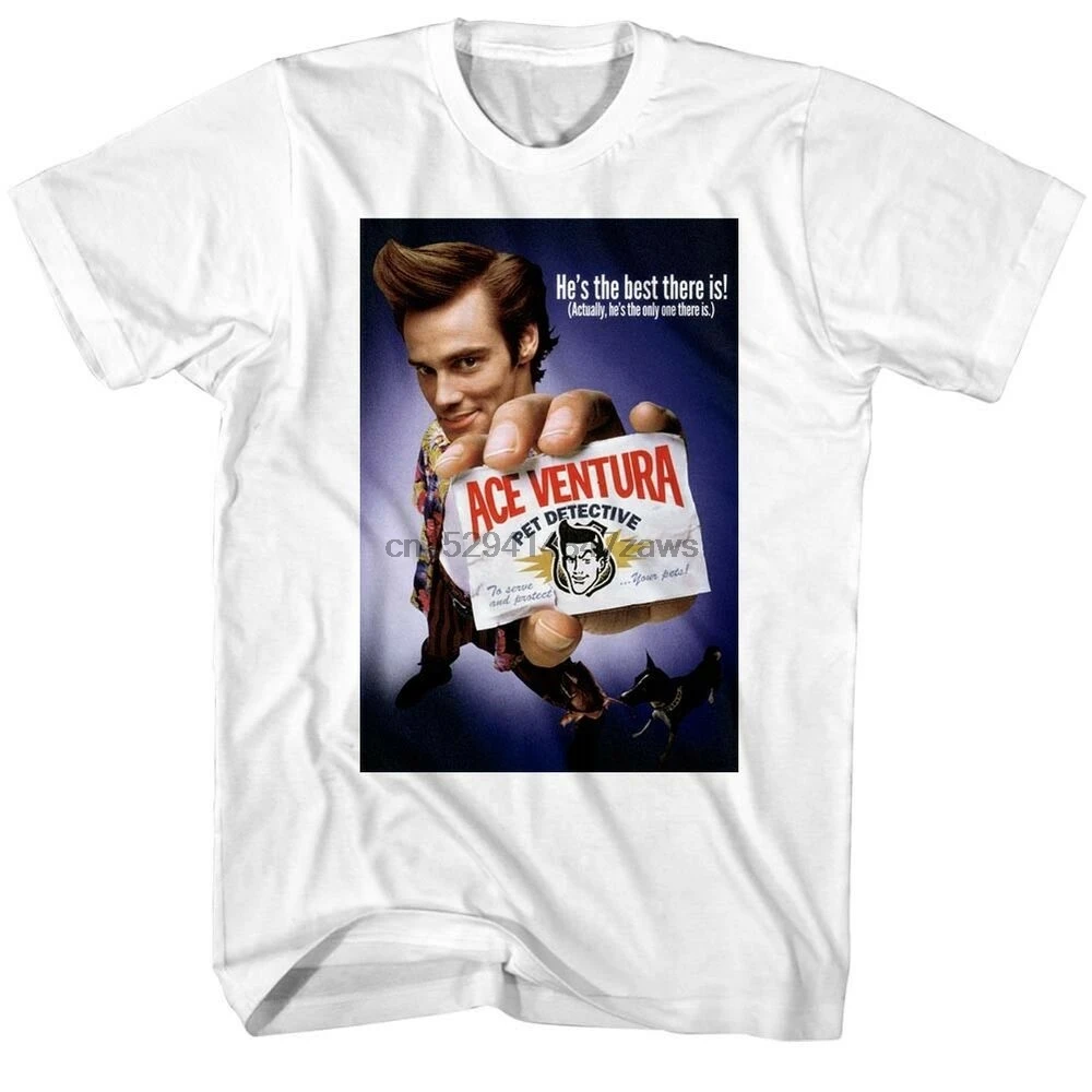 Ace Ventura постер из фильма &quotдетектив&quot Мужская футболка Джим карри лучший там |