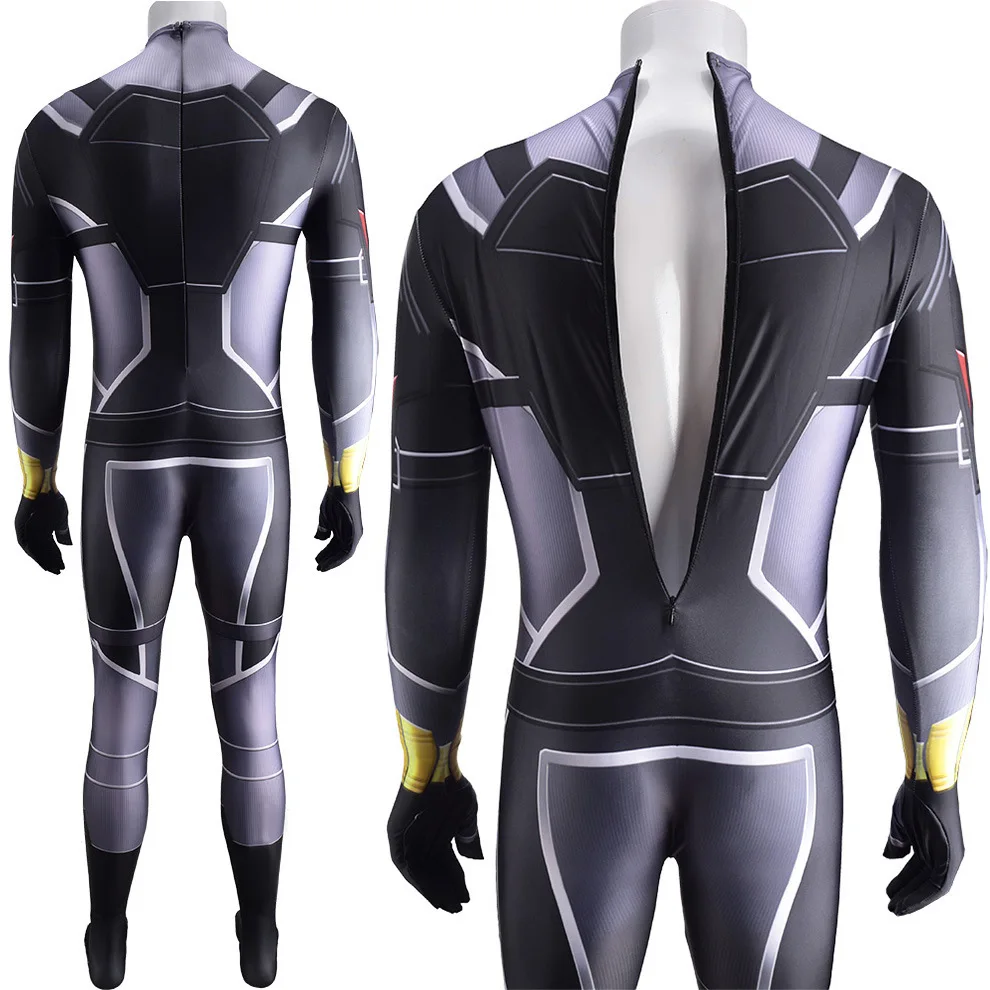 Костюмы для косплея черной вдовы из фильма одежда Наташи Романофф боди парик