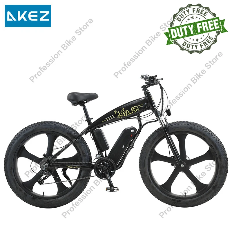 

Электровелосипед AKEZ для взрослых, колеса 26 дюймов, 750 Вт, 48 В, 13 а/ч, 27 скоростей, рама из алюминиевого сплава, электровелосипед, горный велосип...