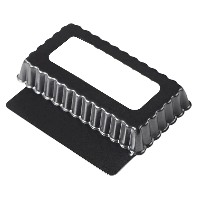 

8 Pack Mini Tart Pan with Removable Bottom,4.5 Inch Square, Cake Baking Tray Nonstick Quiche Pan, Quiche Pan