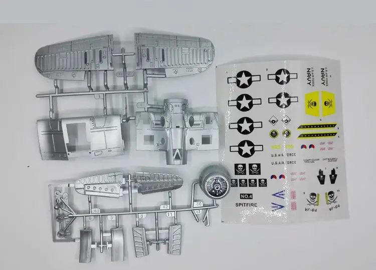 6 шт. Масштаб 1:48 4D сборный самолет Второй мировой войны британский волейбойщик