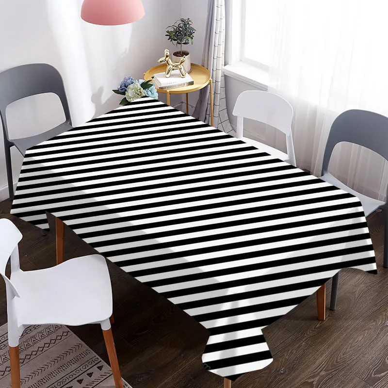 Водонепроницаемая тканевая ткань Оксфорд Декоративная скатерть с 3D рисунком в