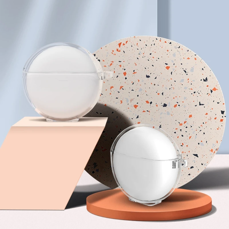 

Case Cover Compatible with-LivePods HT38 Earbuds Charging Case Protective Transparent TPU Full Cover with Keychain