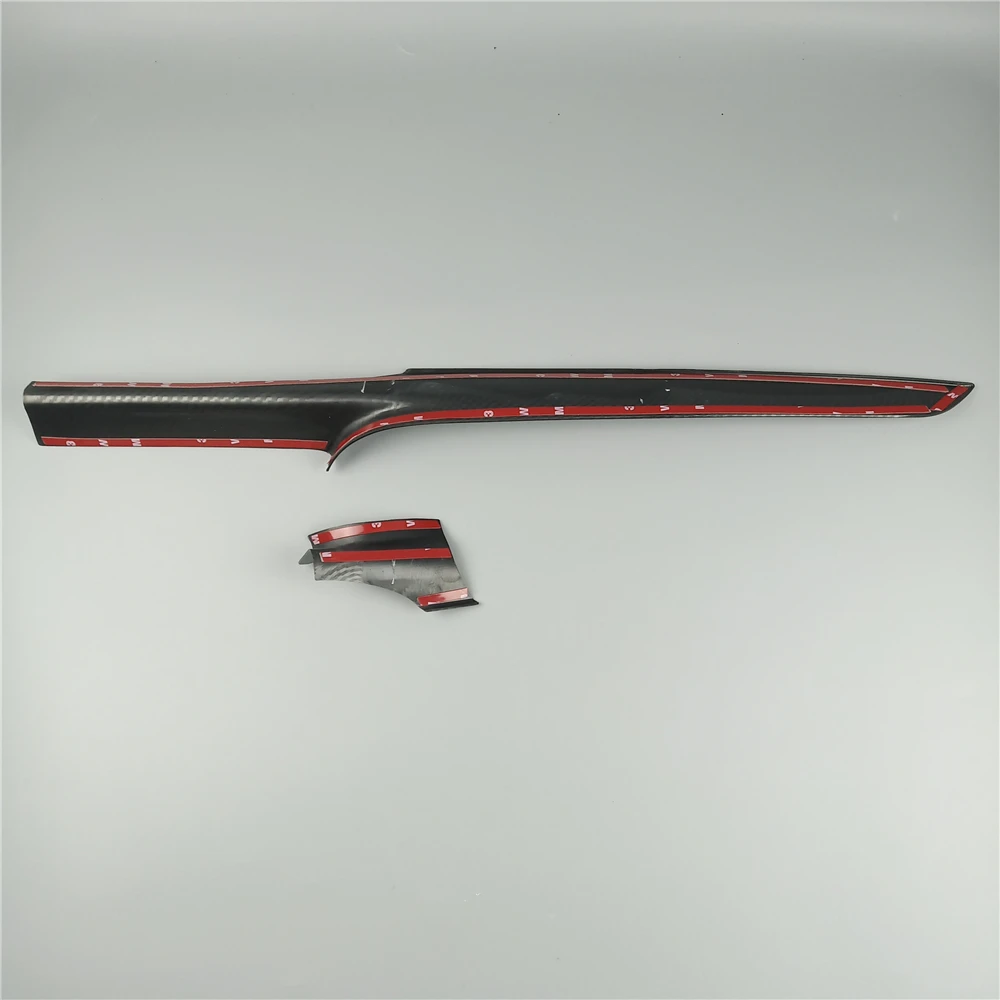 2 шт. декоративные полосы из углеродного волокна для Mercedes Benz C Class W205 180 200 GLC X253 260 2015