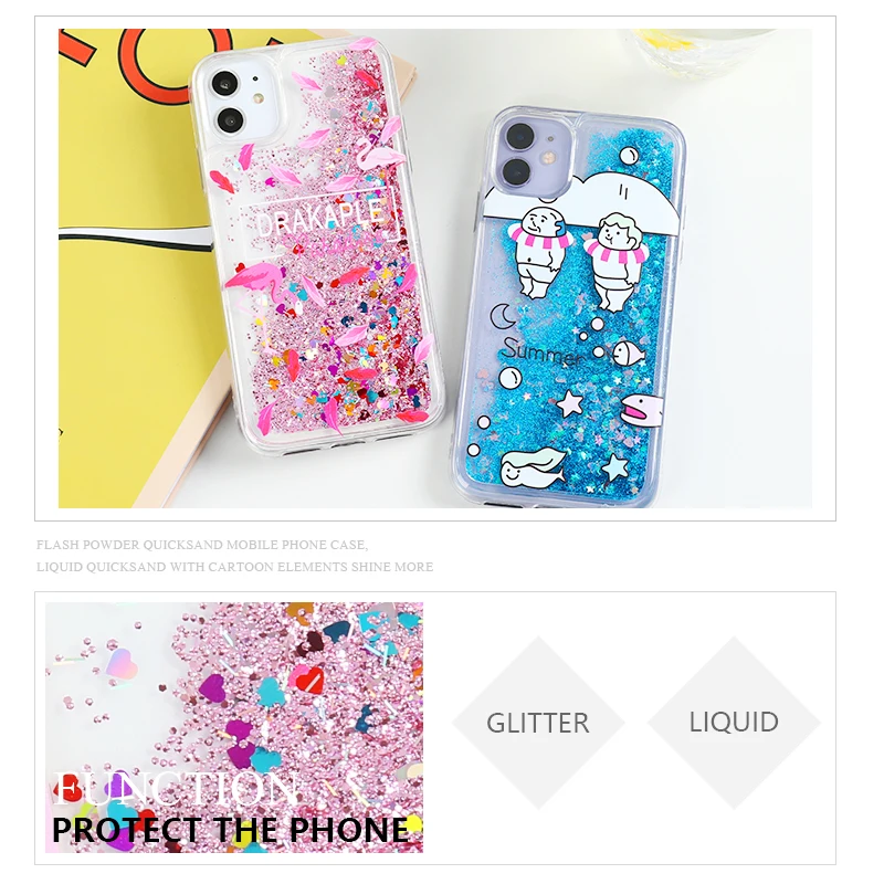 

Liquid Quicksand Case For Xiaomi Redmi Note 9 Pro Case Poco F2 Note 8 Pro 9S 8T 9A Painting Cover Xiaomi Mi 9T Note 10 Pro Lite