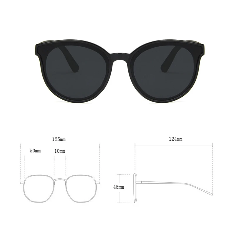 Детские солнцезащитные очки круглой формы ярких цветов|Женские очки| |