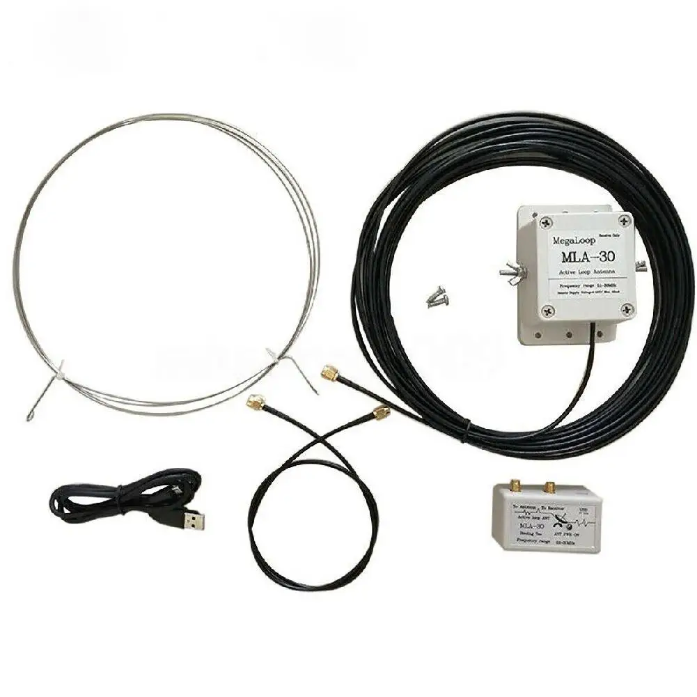 

Ring Active Receive Antenna Low Noise Medium ShortWave MLA-30 100kHz-30MHz