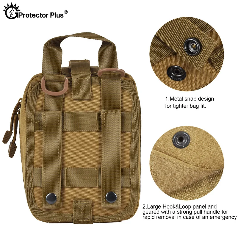 Тактическая медицинская сумка Protector Plus для экстренных случаев кемпинга Molle