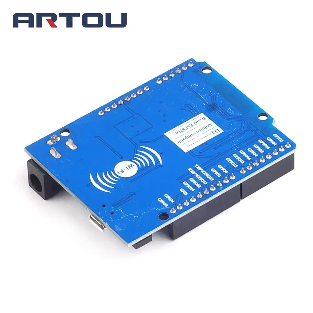 ESP-12F 12E WeMos D1 WiFi UNO на основе ESP8266 щит для Arduino R3 макетная плата совместимый с IDE |