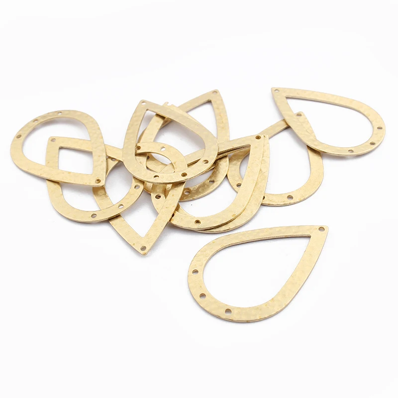 20 шт. подвески открытые капли воды молоток ремесло подвеска необработанная