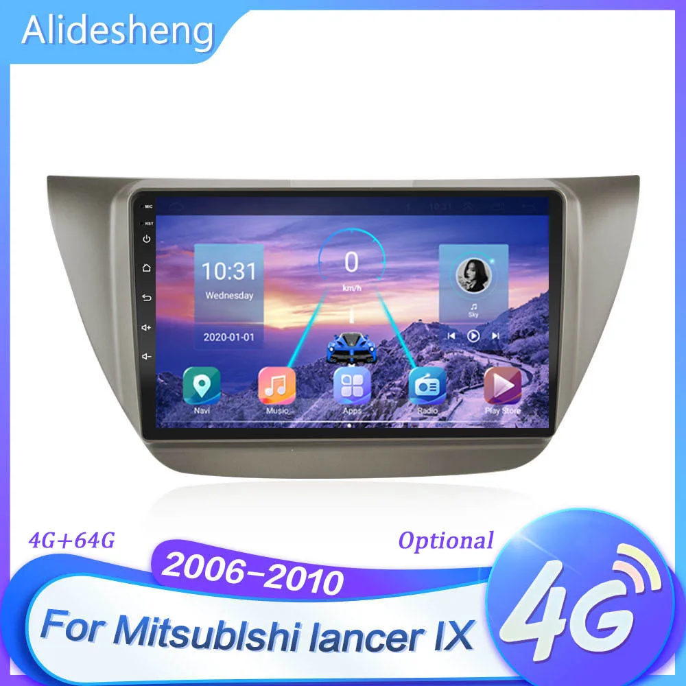 Автомагнитола для Mitsubishi LANCER IX 2006 2007 2008 2009 2010 Android 9 1 4 Гб + 64 ГБ|Автомагнитолы| |