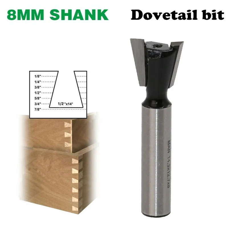 1 шт. фрезы для резки ласточкин хвостовик 8 мм|Фреза| |
