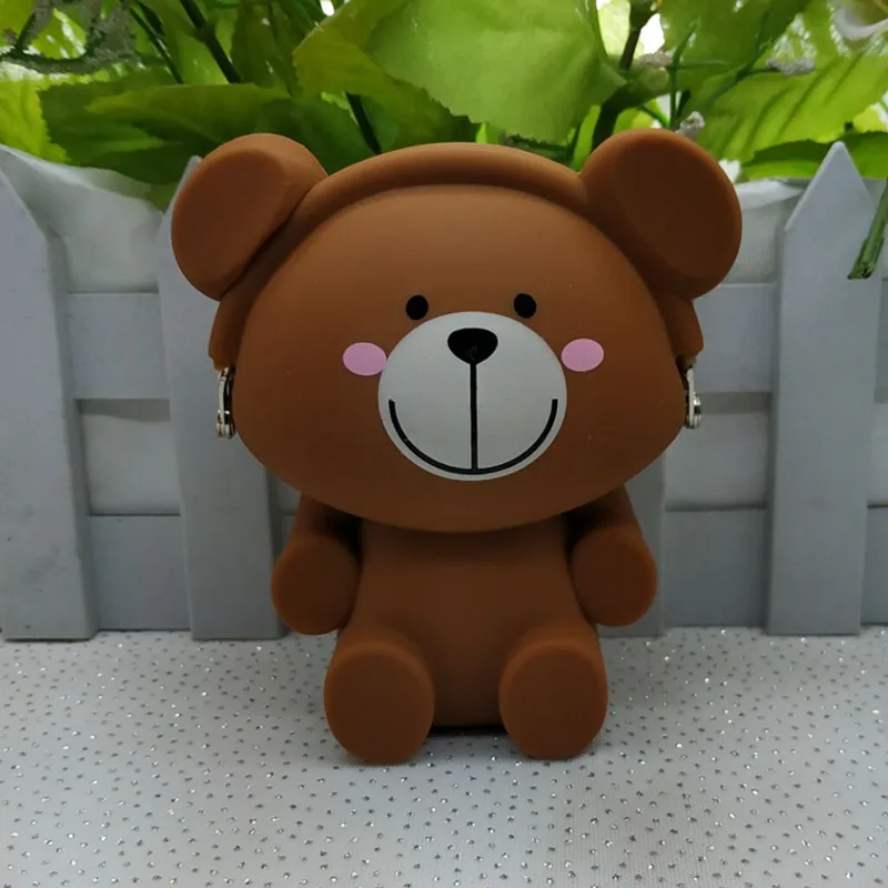 Модный кошелек для монет маленький женщин и девочек мягкая силиконовая Сумочка