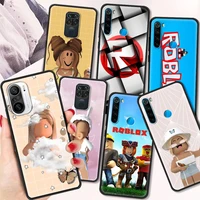 Hot Robloxes Game Shockproof Coque for Redmi K40 Pro Plus Note Luxury Case K20 K30 Pro Shell Capa