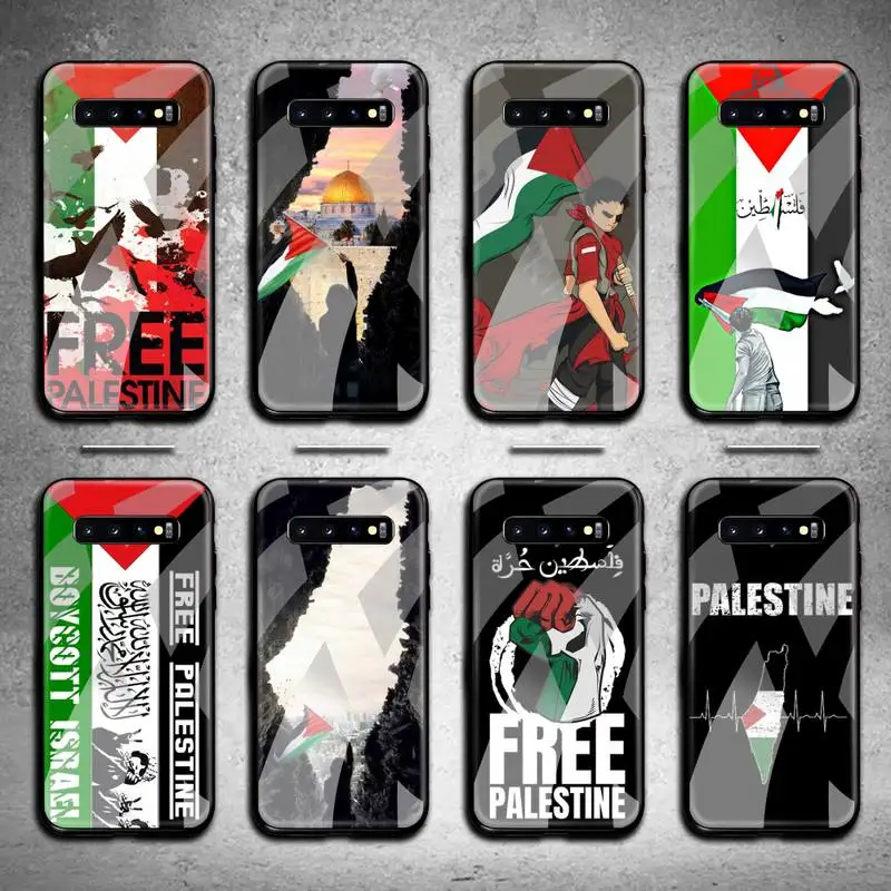 

Free Palestine Flag Map Arabic Phone Case Tempered Glass For Samsung S20 Plus S7 S8 S9 S10 Note 8 9 10 Plus