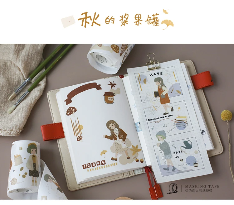 AngelHere Store 1 шт. Kawaii васи лента цветная симпатичная Маскировка лента DIY наклейки Скрапбукинг планировщик книга канцелярские принадлежности подарок