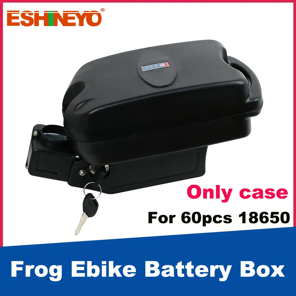 

Frog Ebike Battery Empty Case 36V 48V Battery Housing For 60Pcs 18650 Cells Seat Post Down Tube Empty Battery DIY Box