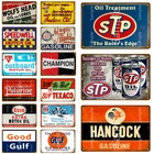 Винтаж хорошее Персидского залива бензин металла плакат жестяная вывеска Ретро Вероника лодочный мотор масляный металлический знак магазин гаража стены декора YL060