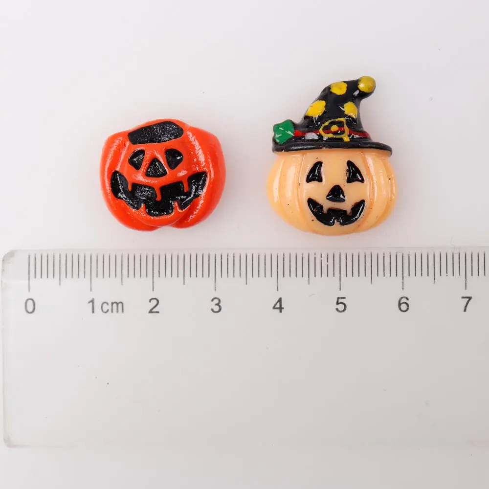 Украшение для Хэллоуина плоское украшение из смолы аксессуары рукоделия тыква