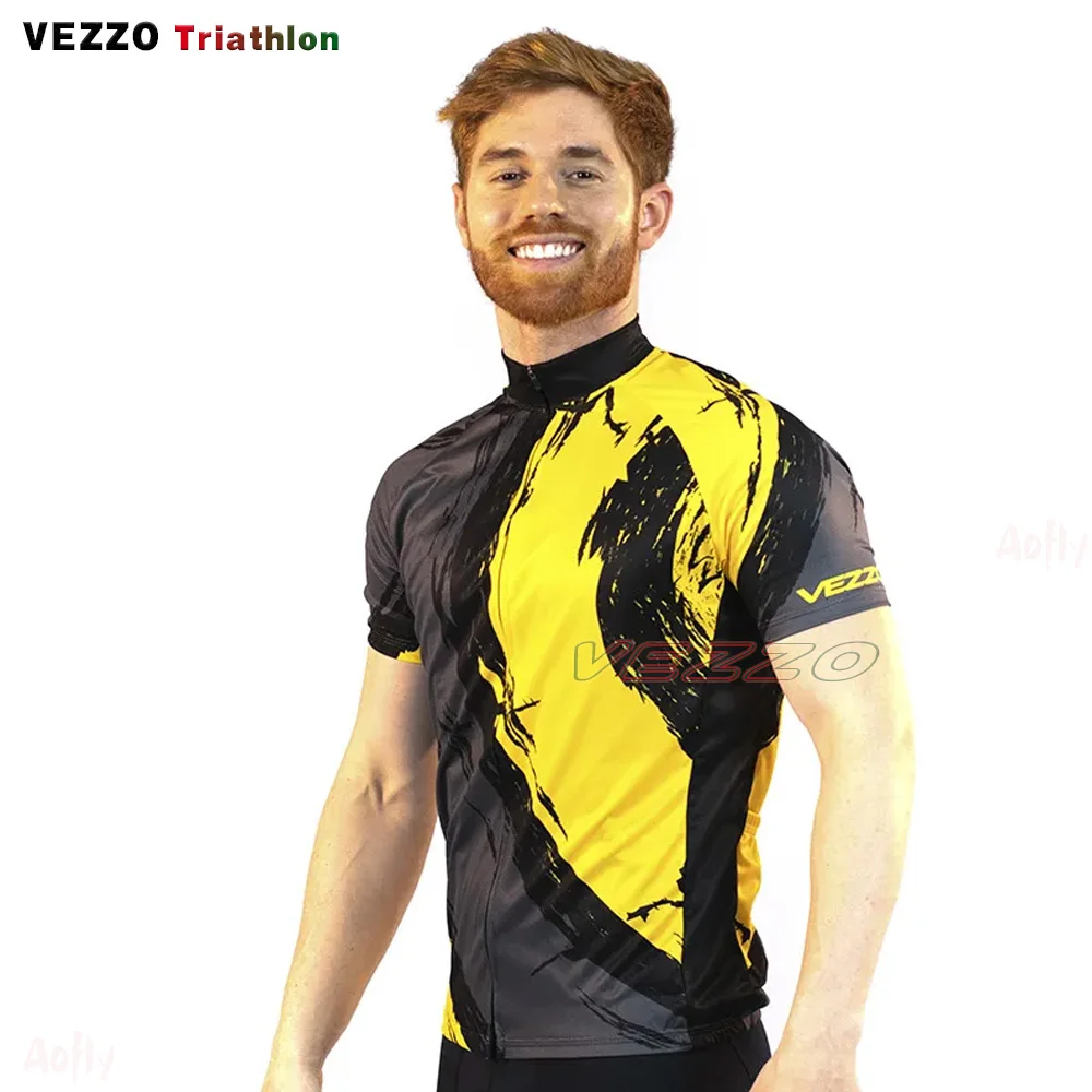 

Желтая футболка для велоспорта, мужская летняя одежда с коротким рукавом, рубашка для горного велосипеда, быстросохнущая куртка