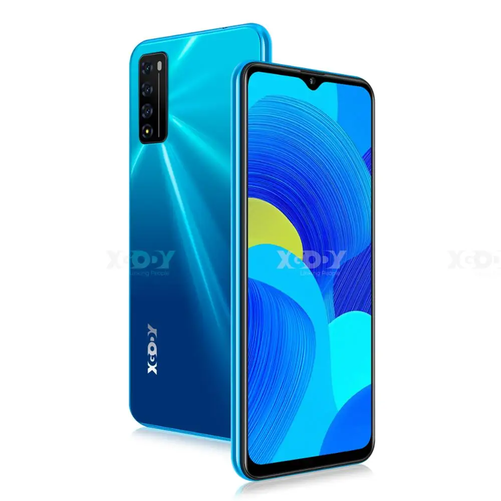 Смартфон XGODY Android 10 0 2 Гб + 16 ГБ экран 6 дюйма 19:9 HD четырехъядерный процессор MTK6737 3000
