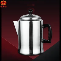 aixiangru hong kong style coffee percolators aluminum alloy milk tea pot hand made coffee maker kitchen accessories 3l teapot