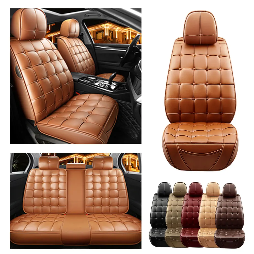 

Роскошные чехлы на сиденья автомобиля для BMW 3 серии Wagon E36 318is E46 E90 E93 F30 F31 высококачественный кожаный Универсальный Полный Комплект подушек к...