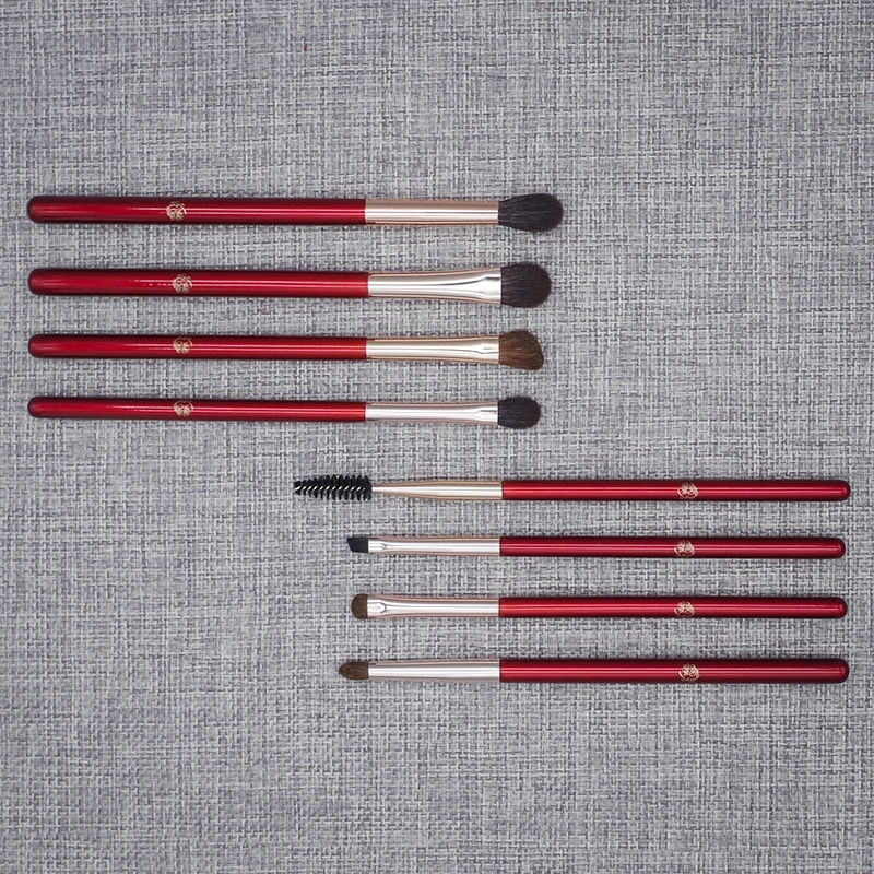 Набор профессиональных кистей для макияжа ручной работы 8 шт. кисти растушевки