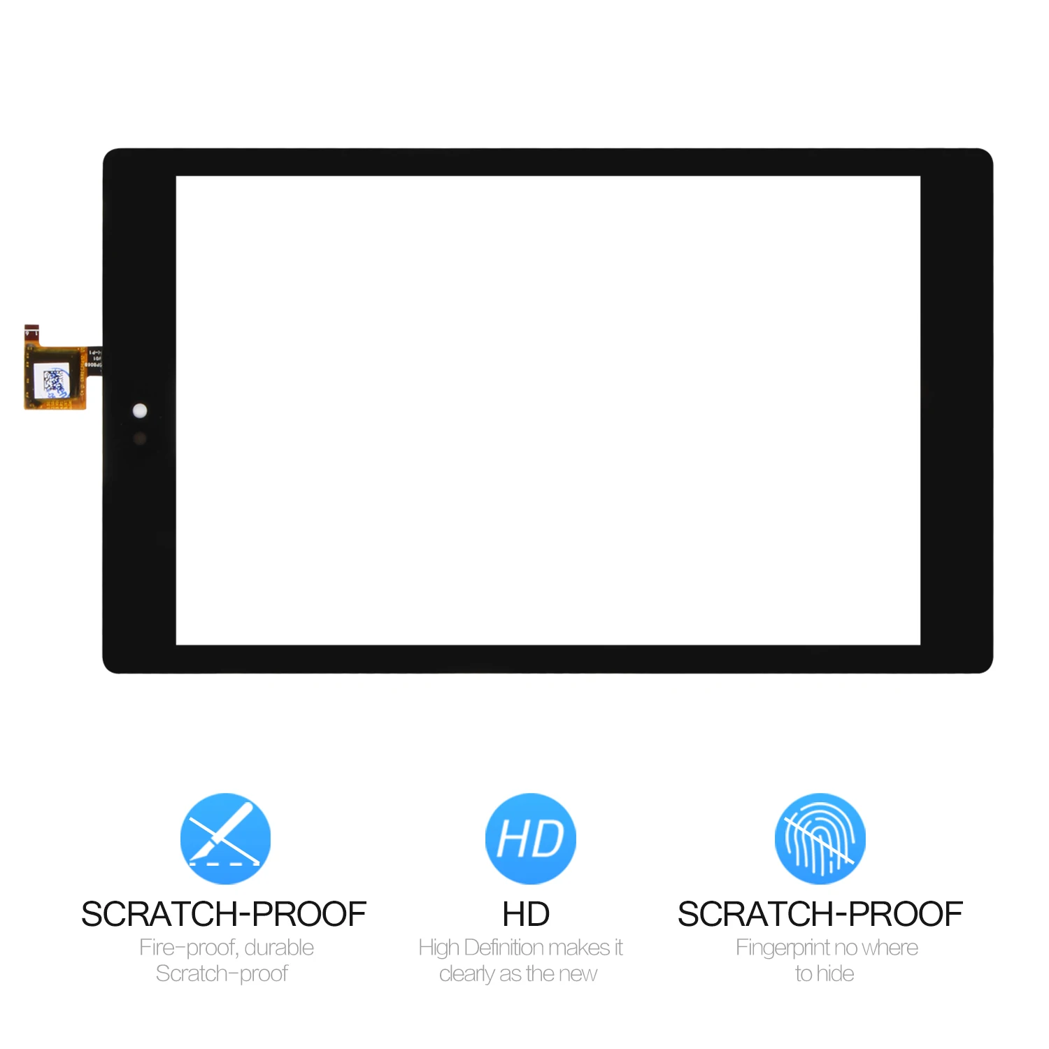SRJTEK 8 0 ''для Amazon Kindle Fire HD8 HD 2017 7 го поколения сенсорный экран дигитайзер панель
