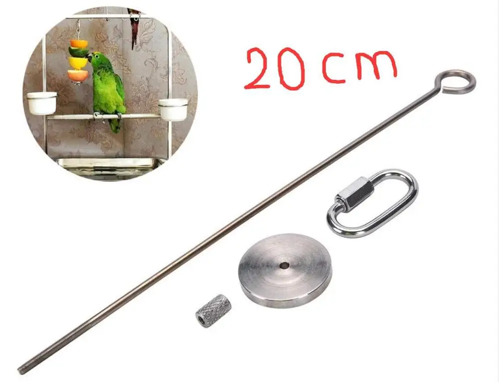 20cm 5 шт. Попугаи Птицы игрушки еда Каракатица кости крючки Домашние животные подвесные принадлежности для клетки - Цвет: 20cm