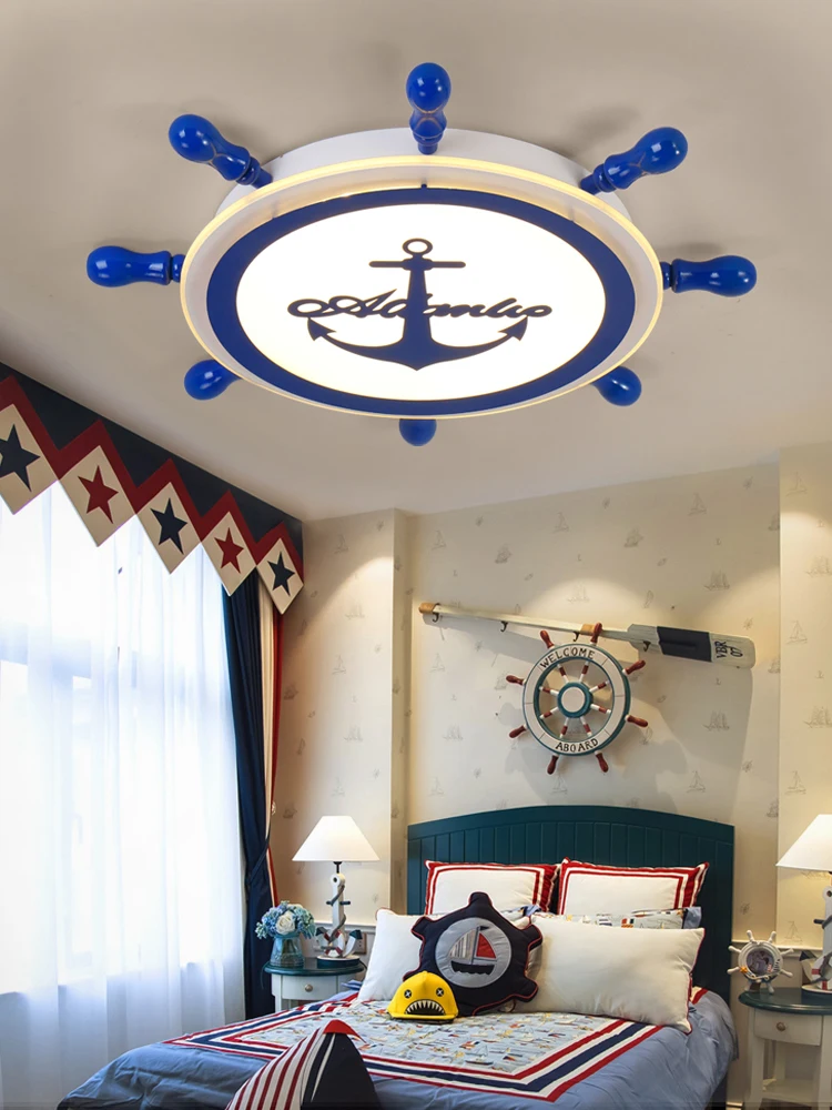 Современный промышленный пиратский корабль превращенный в акриловый потолочный светильник светодиодная